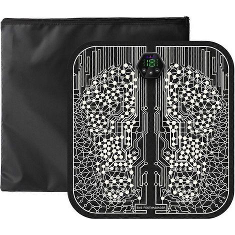 Appareil de massage des pieds électrique intelligent à impulsions, rechargeable par USB, pour soulager et prendre soin de vos pieds. Coussinet de massage des pieds (1/4)