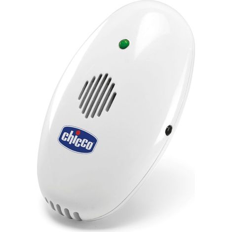 Chicco Dispositivo Anti-zanzare Neonati Portatile, a Ultrasuoni, Silenzioso ed Ecologico, Raggio di Efficacia 3m, Non Emette Sostanze Chimiche, con Pratica Clip, Batteria Inclusa, Bianco (1/4)