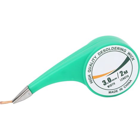Mèche à souder tresse à dessouder en absorption efficace atelier électronique longueur 2 m Laiton (1/5)