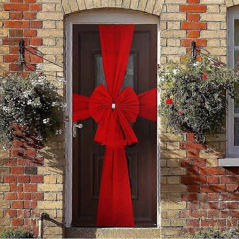 Arche décorative de Noël, grande arche rouge pour fête de Noël, arche décorative pour porte de Noël, arche de Noël pour porte de placard, ornements d'arche pour porte d'entrée (1/5)