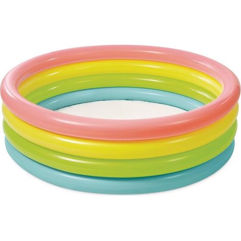 aufblasbarer Pool in Sonnenuntergangsfarben (147 cm x 33 cm), geeignet für Kinder und Erwachsene im Freien, voller Spaß, 4-lagig (1/4)