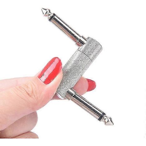 Adaptateur de câble pour prise jack 6,35 mm (1/4") pour guitare électrique, connecteur Reed Z, adaptateur de type Z, connecteur jack, adaptateur 3A (1/5)