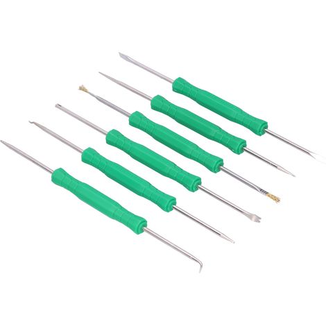 Kit de 6 outils professionnels de réparation et de soudage par assistance thermique pour circuits imprimés. (1/5)