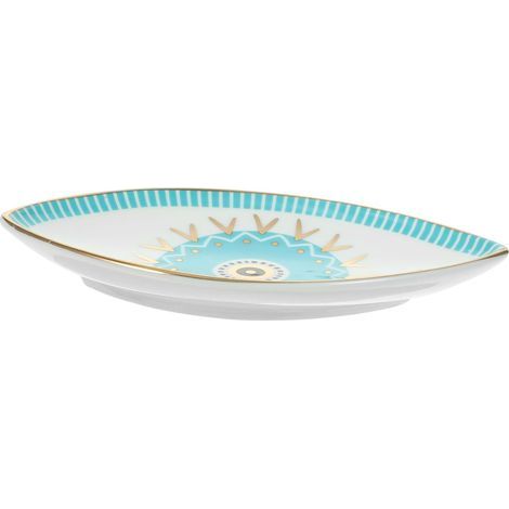 Plateau de Rangement pour Bijoux Forme Œil Céleste en Céramique Chic, Organise Bijoux et Téléphone, Cuisine ou Anniversaire (1/5)