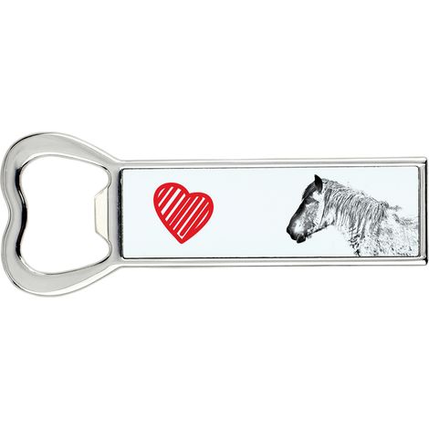 Cavallo belga - Apribottiglie con cavallo, apri-frigo personalizzato, regalo unico per uomo di Art-Dog (1/5)