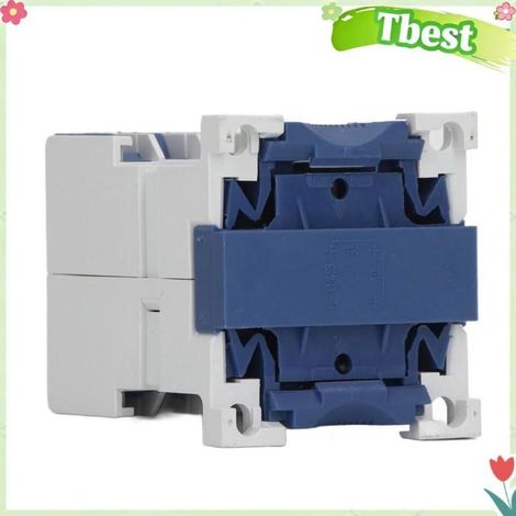 Tbest Contacteur CA de contrôle de démarreur de moteur Contacteur AC CJX2-0601E 220V 12A, 3 Pôles, Relais quincaillerie selecteur (1/5)