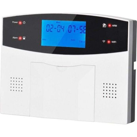 Grid Cool – Système d'alarme sans fil GSM pour maison – Alarme anti-cambriolage – Batterie intégrée – Télécommande pour contrôle à distance – Portée 300m (1/5)
