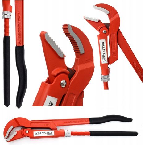 Llave hidráulica ajustable S sueca Kraft&Del 1,5" 41 cm 0 - 38 mm (1/5)