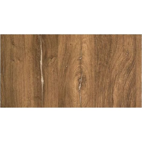 Adhésif décoratif imitation bois chêne foncé 45cm x 2m – Décollable et repositionnable – Pour murs et petits mobiliers – Application facile