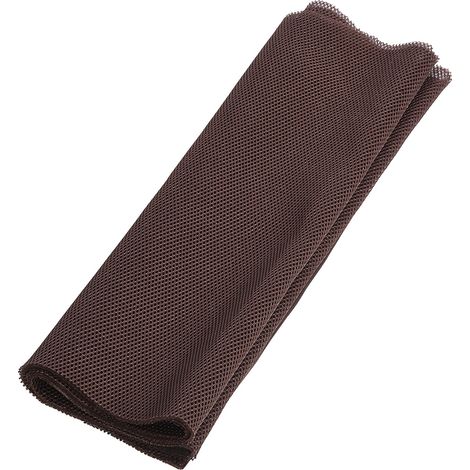 Toile de protection anti-poussière 1.4m x 0.5m, tissu mesh pour enceintes acoustiques, marron