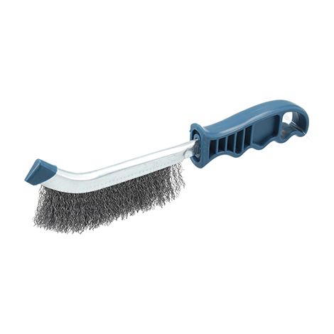 Cepillo de alambre ferrestock fskcmc701 acero latón curvado (1/5)