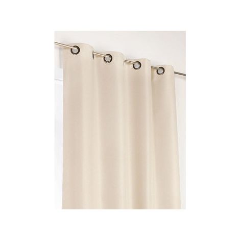 Rideau d'ameublement 100% occultant Beige 140x240 cm (1/3)