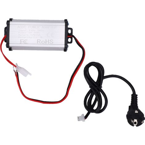 Adaptateur d'alimentation de chauffage 12V, convertisseur de stationnement en métal, prise ue 220V (1/5)