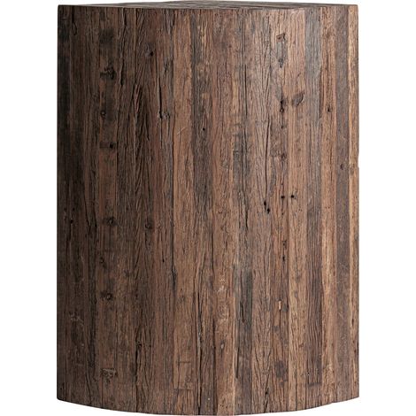 Module de comptoir de bar en bois rustique - marron bois vieilli (1/5)