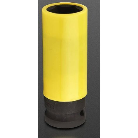 Werkzeug zum Entfernen von Autoreifenschrauben, gelber 1/2"-Hohlkopf, Reifenschutzhülse (19 mm) (1/2)