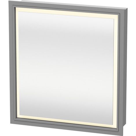 Meuble miroir encastrable L-CUBE 154x650x700mm montage gauche DURAVIT