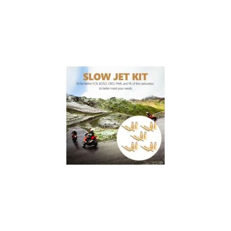 Jeu de gicleurs principaux de carburateur 16,5 mm, boîte de 20. Jeu de gicleurs principaux de carburateur 16,5 mm pour carburateur OKO KOSO PE PWK