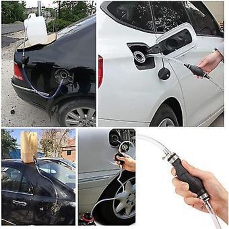 Manuelle Siphon-Benzinpumpe, manuelle Diesel-Transferpumpe für Dieselkraftstoff, ideal für SUVs, MPVs, Rasenmäher, Aquarien (1/5)
