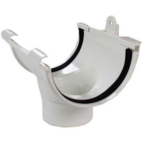 Naissance centrale à joints montés PVC 25 sortie Ø80 - blanc - First Plast