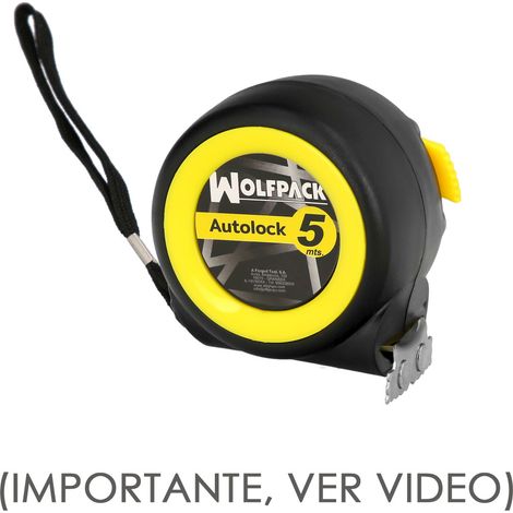 Flessometro Autolock Con Freno Automatico Nastro 5 Metri 25 mm. Magnetico (1/4)