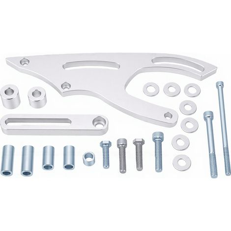 Kit de support de pompe de direction assistée, billette de remplacement en alliage d'aluminium pour moteur à petit bloc Ford 289 302 351W SBF (1/5)