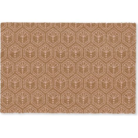 ZERBINO Marrone - Rosa - Geometrico - A fantasia 60x40 cm (1/5)