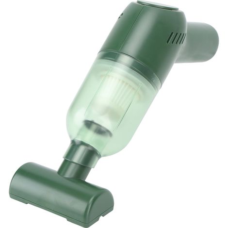 Aspirateur de voiture sans fil 120 W, portable et rechargeable, aspiration puissante de 8 000 Pa, pour voiture et maison, vert (1/5)