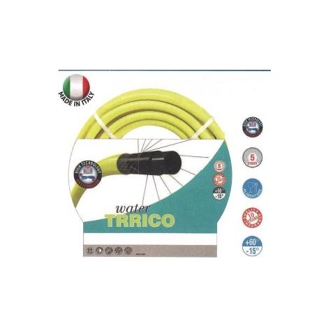 Tubo irrigazione irrorazione WATER TRRICO a 5 strati 25 mt 26 atmosfere