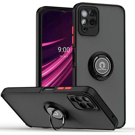 Coque pour T Phone 2 5G, anneau givré, noire