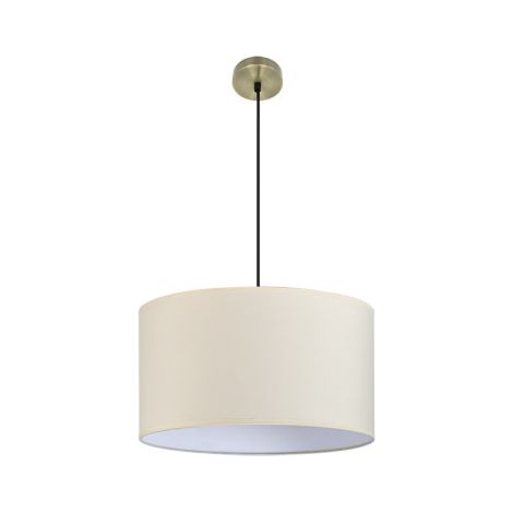 ABRILA AKUNADECOR Pendelleuchte Modell Dori Beige mit 50 Cm Schirm