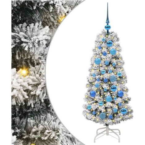 Sapin de Noël，Arbre de Noël Artificiel à Branches Articulées 120 cm CFW10171 (1/5)