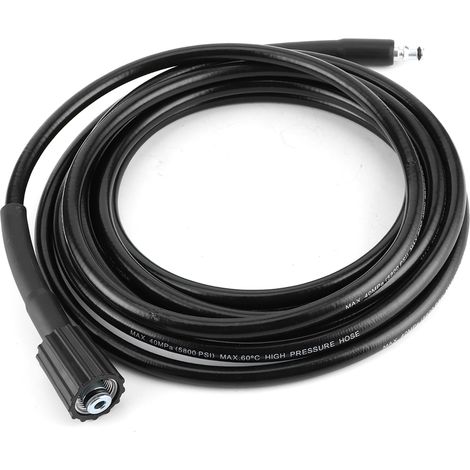 Lance haute pression 40MPa M22 pour nettoyeur Nilfisk C100-C140, tuyau jet puissant, flexible renforcé, compatible lavage auto et jardin, résistant à l'usure. (1/5)