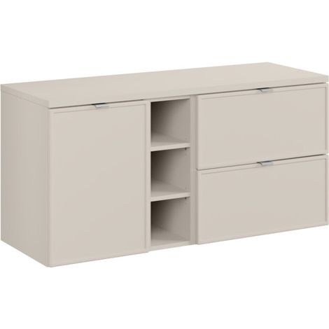 Meuble sous vasque 120 cm + 3 éléments - Sublima Cashmere - Livraison gratuite