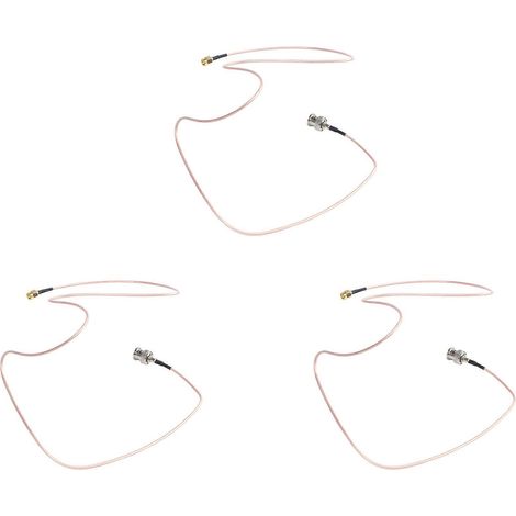 Packung mit 3 RF RG316 Patchkabeln à 1 m (3 ft) mit SMA-Stecker und BNC-Stecker. (1/5)