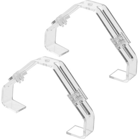 Support de lampe UVA/UVB pour reptiles, 2 unités, pour tortues, lézards, serpents et terrariums.-AquaForge (1/5)