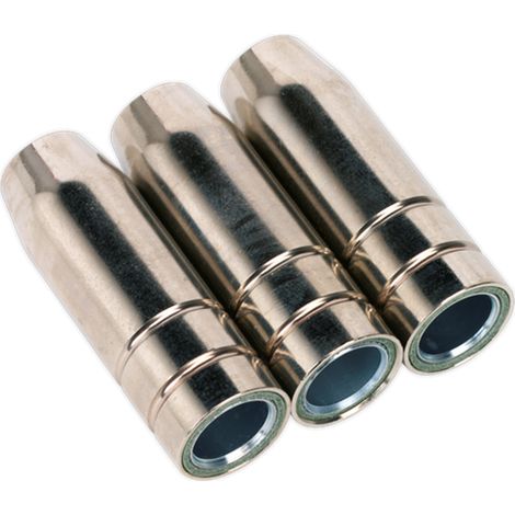 Sealey Conical Nozzle MB15 - Pack of 3 MIG955