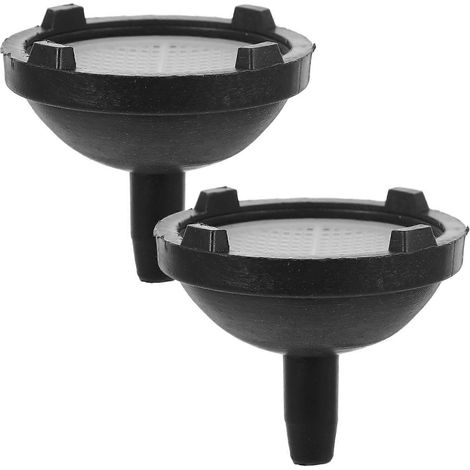 Lot de 10 filtres à tuyau d'arrosage pour nettoyeur haute pression, en PVC noir. (1/5)