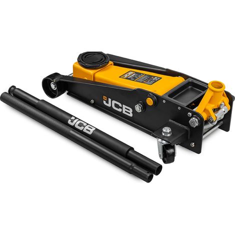 JCB 3 Tonne Double-Pump Hydraulic Trolley Jack (1/5)