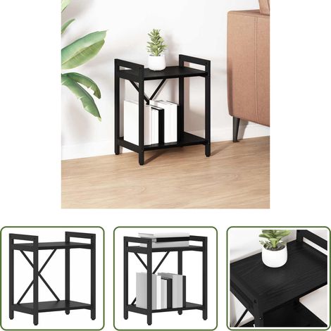 Étagère bois - Étagère Chêne noir 40 x 30 x 50 cm Bois d'ingénierie (1/5)