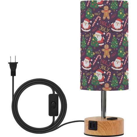 GuoChe Petite lampe de table bureau avec abat-jour en tissu et (1/5)