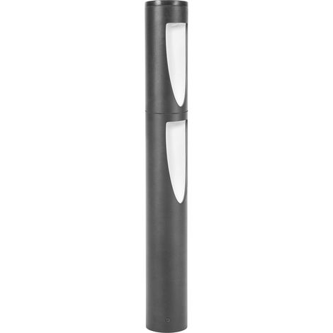 Baliza Exterior IP54 LED 14.2W Blanco Neutro - 4000K Gris Urbano para Jardín, Camino, Entrada