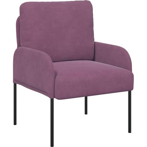 Maison Exclusive - Divani con cuscino 55cm Viola Legno compensato