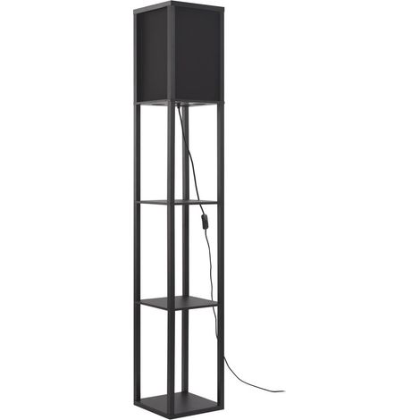 Floor Lamp 'Birta' made of Wood for Living Room & Dining Room