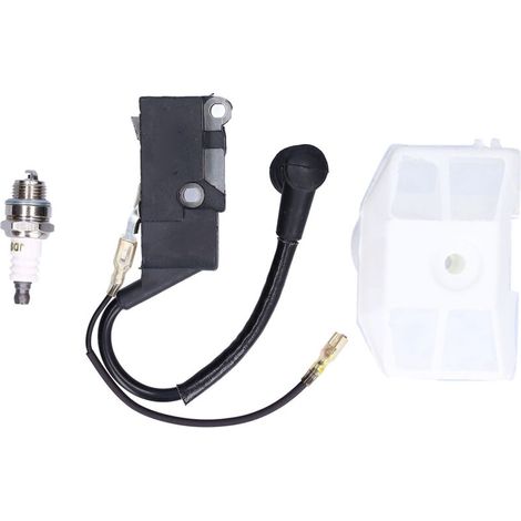 Kit de Bobine d'Allumage et Filtre à Air Haute Résistance pour Tronçonneuse 45cc 52cc 58cc 4500 5200 5800 (1/5)