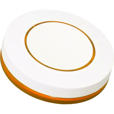 Télécommande sans fil Mini ronde, code d'apprentissage 1527, interrupteur à distance jaune