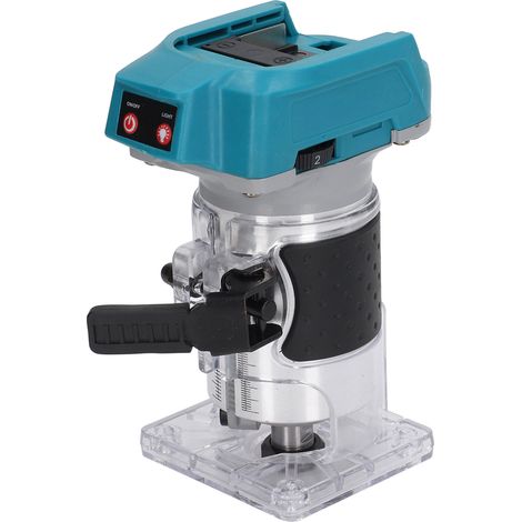 Machine à découper et à graver sans balais au lithium-ion Machine à graver sans balais pour le travail du bois Tondeuse alimentée par batterie 18 V Compatible avec la batterie BL1815 (1/5)
