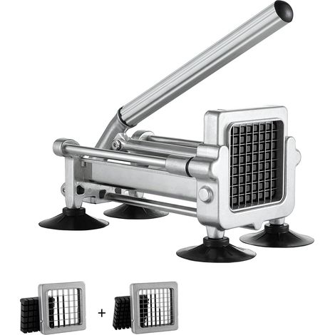 Affettatrice per patate fritte, alluminio e acciaio inox (1/5)