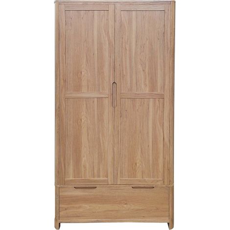 Stafford Oak Laminate 2 Door 2 Drawer wardobe
