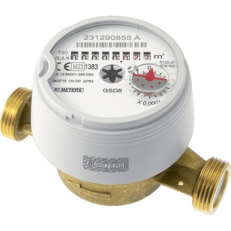 Compteur jet unique eau froide et eau chaude pré-équipé radio 1708 calibre 15 - SFERACO