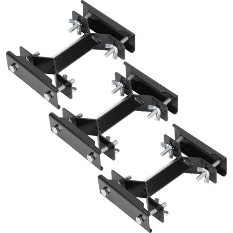 Set mit 3 verstellbaren Sonnenschirmhaltern aus Edelstahl mit Stangenbefestigung (1/5)